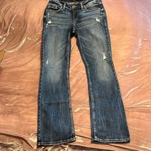 Silver 90s jeans